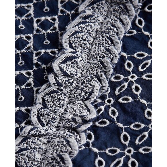 NWT Express Printed Lace Trim Embroidered Belted Wrap Dress w/Belt - Small (S8) - Picture 7 of 11